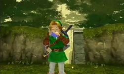 une photo d'Ã©cran de The Legend of Zelda - Ocarina of Time 3D sur Nintendo 3DS